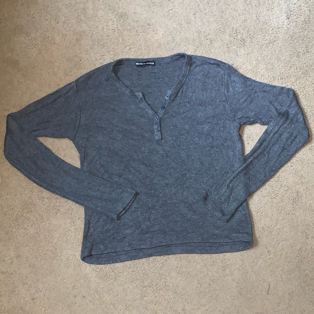 grey brandy melville long sleeve